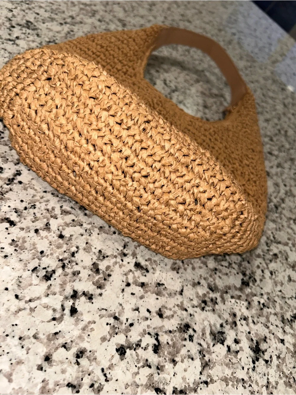 LC Lauren Conrad Woven Straw Hobo Bag - Tan - Picture 6 of 10